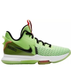 Nike Lebron Witness 5 Lime Green Grinch Mens Size 12